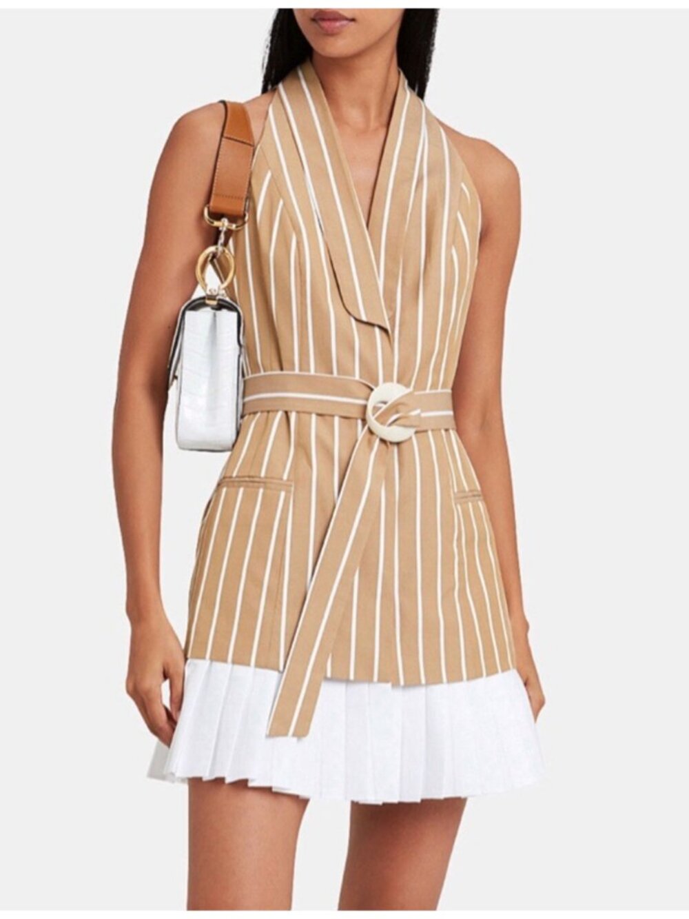 Alexis Carmona Striped Mini Dress